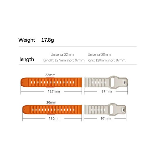 Silicone Quick Release Watchband for Garmin Models - Zdjęcie 6 z 28