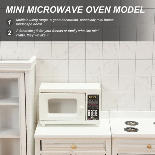 Juegos de cocina miniatura para microondas juegos de cocina para niños - Imagen 7 de 12