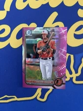2022 Bowman Chrome Prospect Fuchsia Lava #BCP-49 Colton Cowser /199 - Orioles