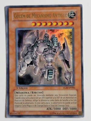 YU-GI-OH! TCG ANCIENT GEAR GOLEM 1st EDITION ULTRA RARE NM  TLM-SP006 (SPANISH)