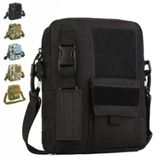 Men's Tactical Military Sling Chest Bag Molle Backpack Crossbody Shoulder Pack