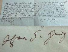 Salonni&egrave;re Henriette HERZ (1764-1847): signed letter BERLIN 1842 to Mu&szlig;mann