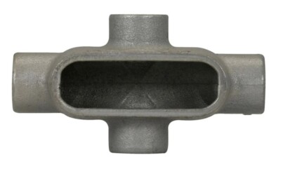 X87 CROUSE HINDS MALLEABLE IRON CONDUIT BODY 3 INCH HUBS TYPE X FORM 7