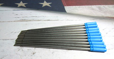 LOT OF 10 CROSS STYLE BLUE METAL MEDIUM BALLPOINT REFILLS- SMOOTH FLOW