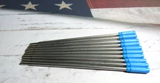 LOT OF 10 CROSS STYLE BLUE METAL MEDIUM BALLPOINT REFILLS- SMOOTH FLOW