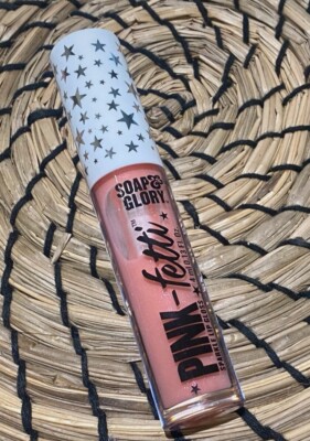 Soap & Glory Pink-Fetti Sparkling Lipgloss 4ml Neu & Versiegelt