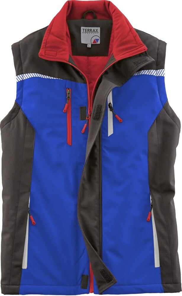 Рабочая одежда Terrax Berufsweste Royal/Rot