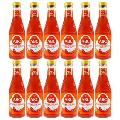 ABC Chilisauce Sambal Asli Chillisauce 12x335ml Chilisosse Chillisosse
