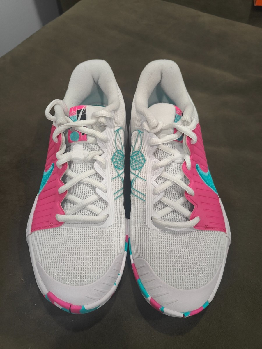 Nike Zoom Challenge White Pink Pickleball Womens Sz 6 | eBay