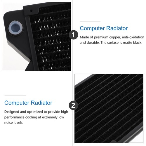 Water Cooling Radiator Cooler for GPU Heat Sink Computer Accessory - Afbeelding 4 van 12