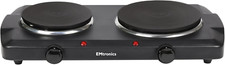 Emtronics 2500W Portable Hob with Double Hotplates and Thermostat Control, Mini