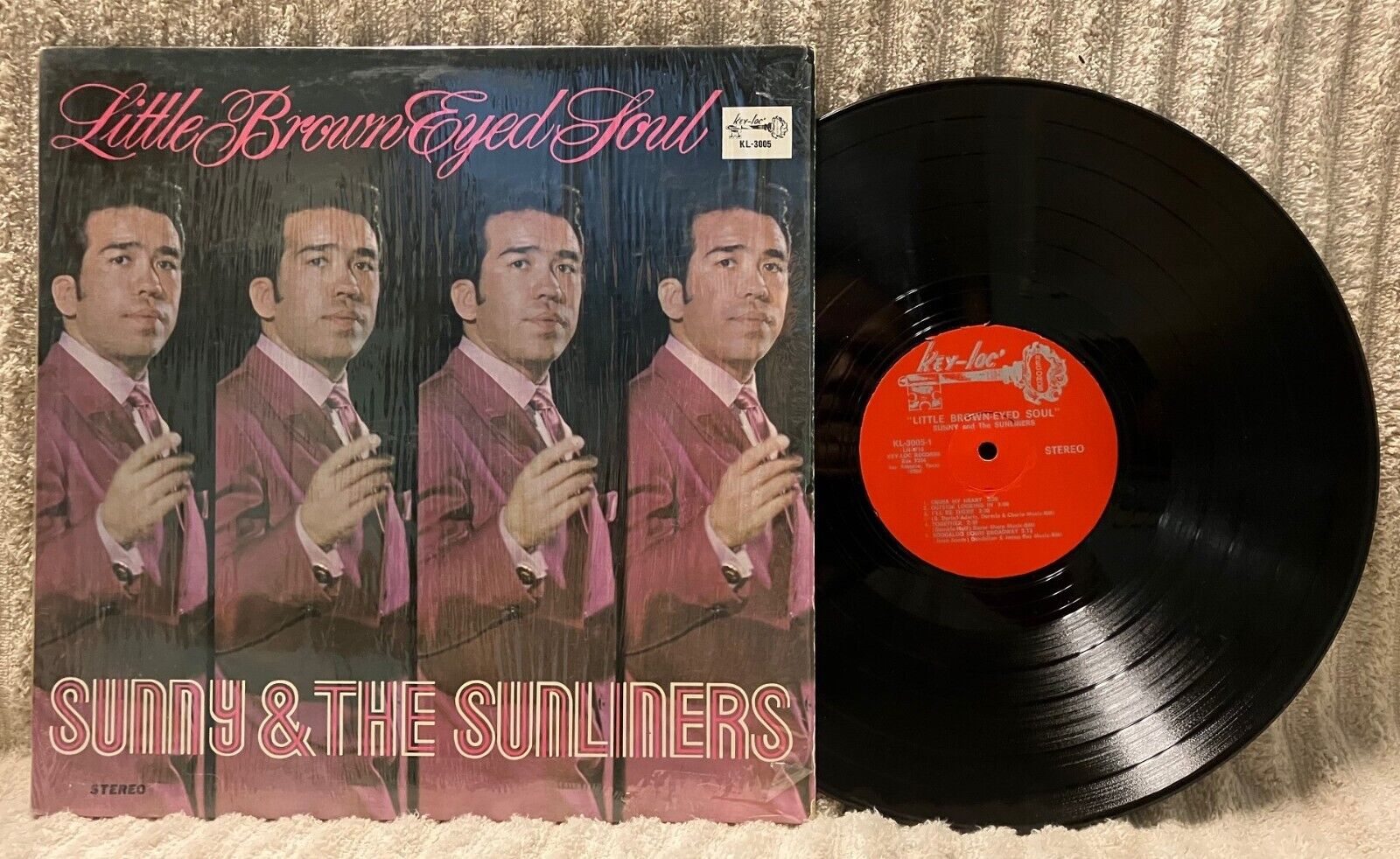 SWEET SOUL LATIN FUNK LP -SUNNY & the SUNLINERS - IN SHRINK--1968  KEY-LOC 3005