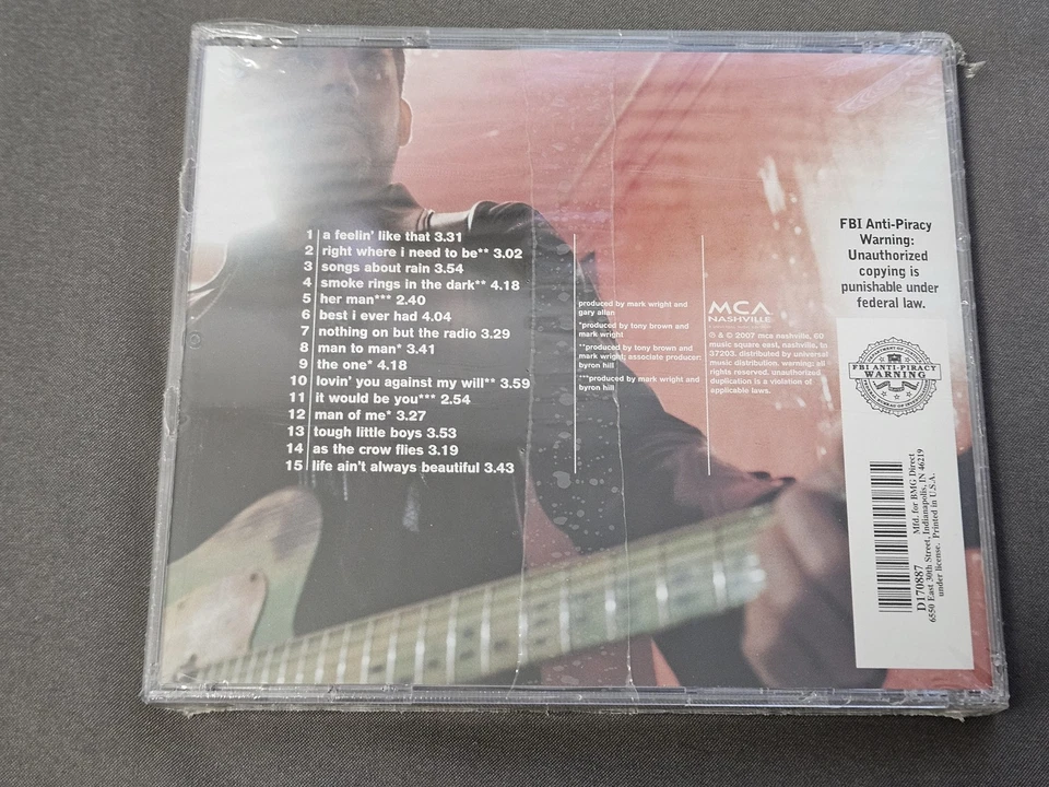 Gary Allan CD Sealed Greatest Hits Country Music MCA Nashville BMG Direct 2007 Foto 2 de 4
