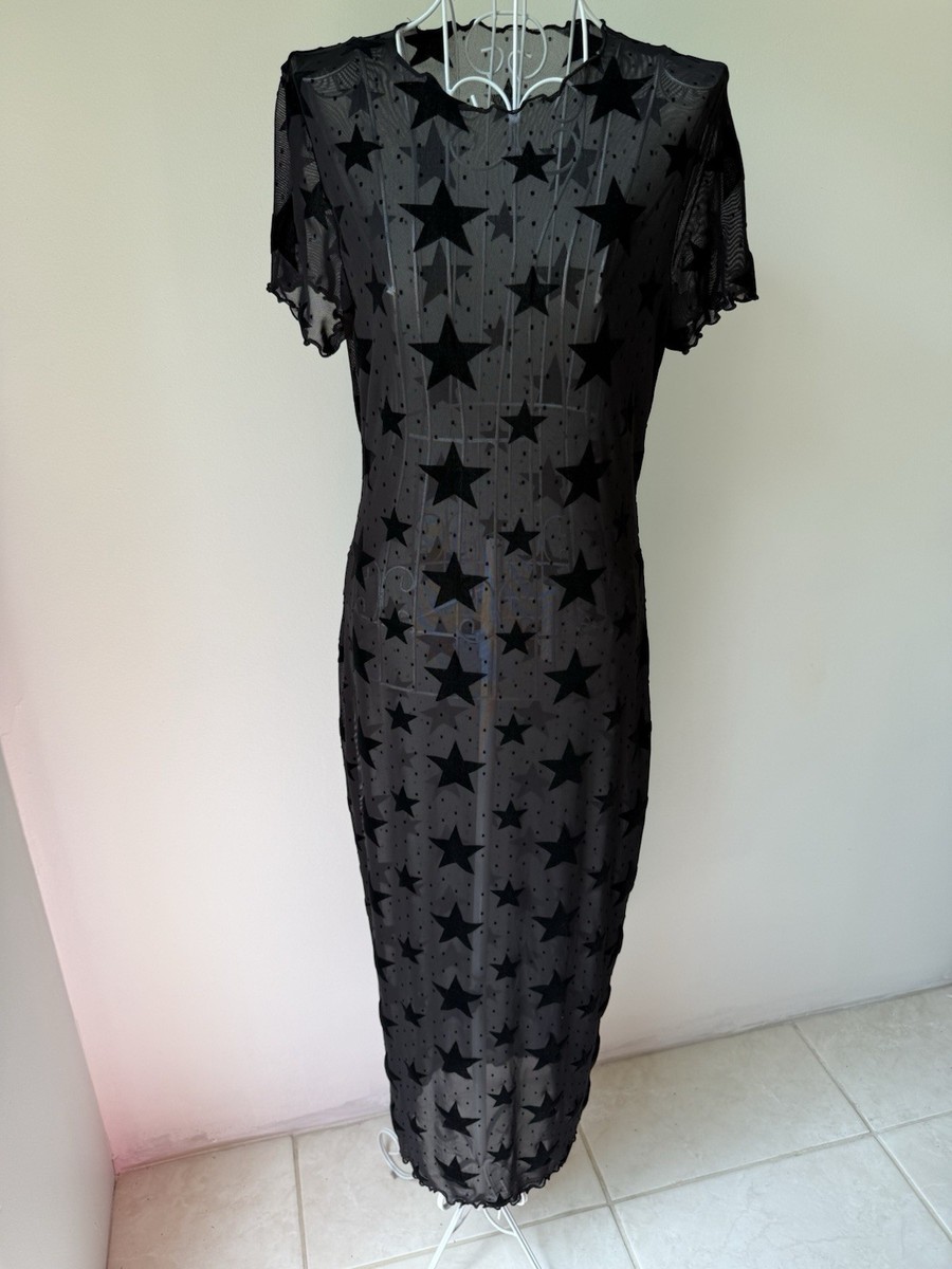 knee length dresses for ladies Edgy Instinct Wash Denim Long Sleeve Midi Dress