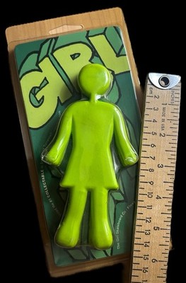RARE Vintage 2004 Girl Skateboards  FLEXY OG  Bendable 5 3/4'' Toy Figure NOS NEW