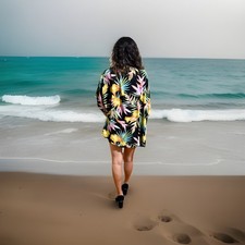 Hurley Tropical Oversized Swim Coverup