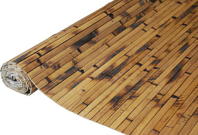Mocha Bamboo Wall Panels - 32 Sq Ft Flexible Cladding for Stylish Decor