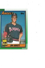 1990 TOPPS ALL STAR ROOKIE CUP ANGELS JIM ABBOTT