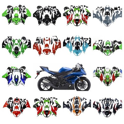 ABS Fairings Kit For Kawasaki ZX6R 636 Ninja 2009 2010 2011 2012 ZX-6R Body Kit