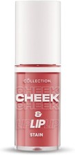 Collection Cosmetics 2 in 1 Cheek & Lip Stain, Long Lasting and Hydrating, For 