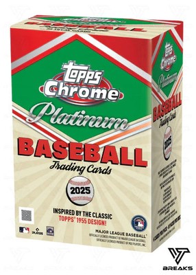 2025 TOPPS CHROME PLATINUM BASEBALL VALUE BOX