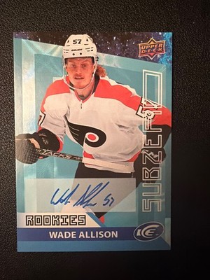 2021-22 Upper Deck Ice - Sub Zero Rookie Wade Allison #SZ-47 Blue Autographs...