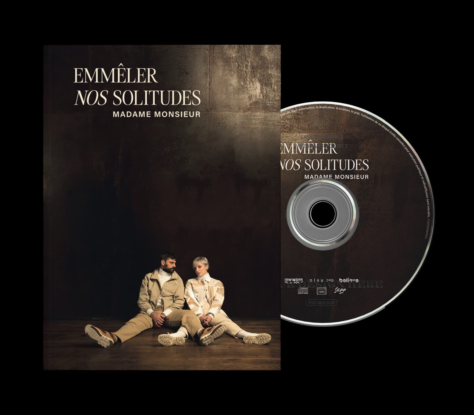Madame Monsieur Emmêler Nos Solitudes Édition Collector Livre Disque (CD)