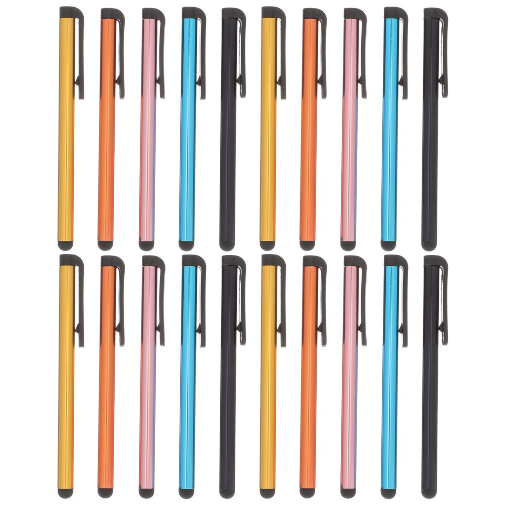 20-Pack Capacitive Stylus Pens for Touchscreen Tablets & Digital Screens  