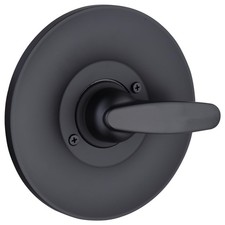 Matte Black Single Handle Shower Faucet Trim Kit Compatible with Delta