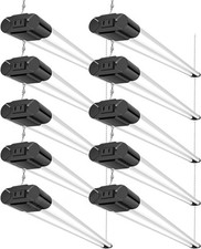 4-20 Pack 4 FT, 40W, Linkable LED Utility Shop Light, 4400 LM, 6500K for Garage