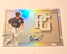 2021 Leaf Perfect National Chrome Silver #BA-YT1 Yoel Tejeda Jr Rc Auto #14/25