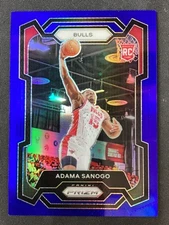 2023-24 Panini Prizm #286 Adama Sanogo Chicago Bulls Blue Prizm /199 RC