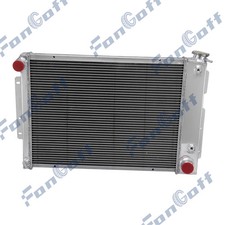 Cc370 3-row Aluminum Radiator Fit 1967-1969 68 Chevy Camaro Pontiac Firebird At