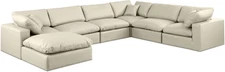 188Cream-Sec7A Comfy Collection Modern | Contemporary Upholstered Modular Sectio