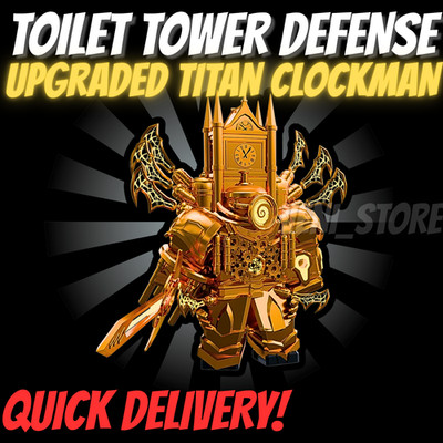  UPGRADED TITAN CLOCKMAN TOILET TOWER DEFENSE - TTD UNIT -  ULTIMATE!  