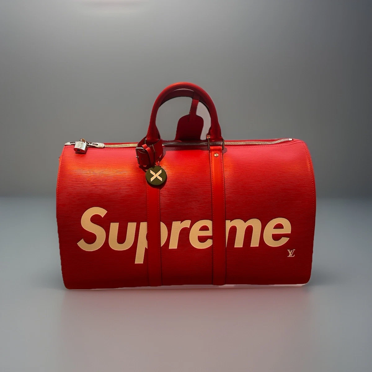 Supreme Leather Duffle Bags for Men for sale | eBay