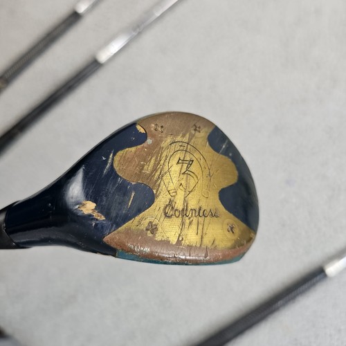 PowerBuilt Countess 1,3,5,7 Vintage Persimon Woods Blue Steel Shaft Original - Picture 7 of 21