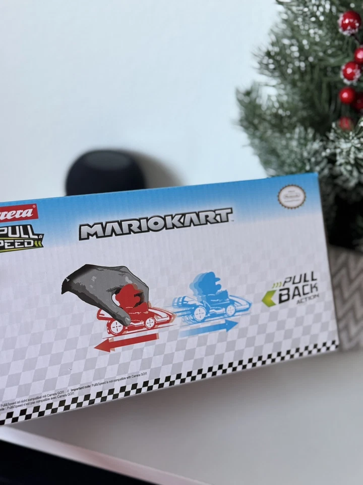 Motor Pull-Back Mario Kart 1:43. Idea de regalo de Navidad. Pack de 3 coches. Juguete nuevo Foto 4 de 4