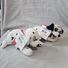 Disney 101 Dalmatians Sound Lucky and Penny Beanie Bean Bag Plush Disney Store