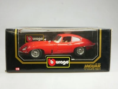 Bburago 1/18 Jaguar E type Coupe 1961 rot - diecast 3018 Box 134834 - Bild 1 von 3