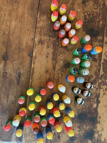 Vintage Fisher Price Little People Figures Men Women Kids Pets  Lot Of 55