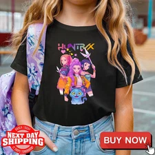 Kpop Demon Hunters Huntrix Team kidshirt Perfect Gift for Anime & Kpop Fans