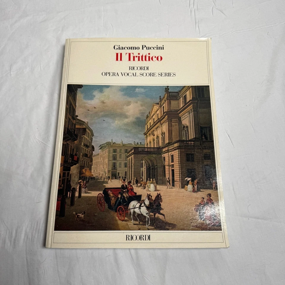 Giacomo Puccini Il Trittico & Gianni Schicchi Opera Vocal Score Series Ricordi - Image 2 of 4