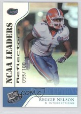 2007 Press Pass NCAA Leaders Reflectors Proof 98/100 Reggie Nelson #67 0c2