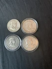 Lot Of 4 Franklin Half Dollars 90% Silver