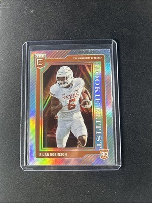 2023 Panini Donruss Elite Bijan Robinson Rookie Elitist Atlanta Falcons RC JP