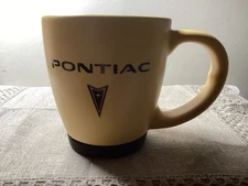 Pontiac Orion Assembly Center Ceramic Mug Yellow With Black Lettering USA Rare