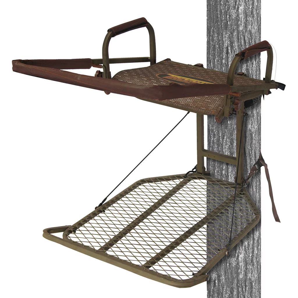 Tree Standie New Trophy Treestands Explorer Tree Stand Steel TF711 | eBay