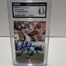 Shannon Sharpe Cards, Rookie Card and Autographed Memorabilia Guide 4