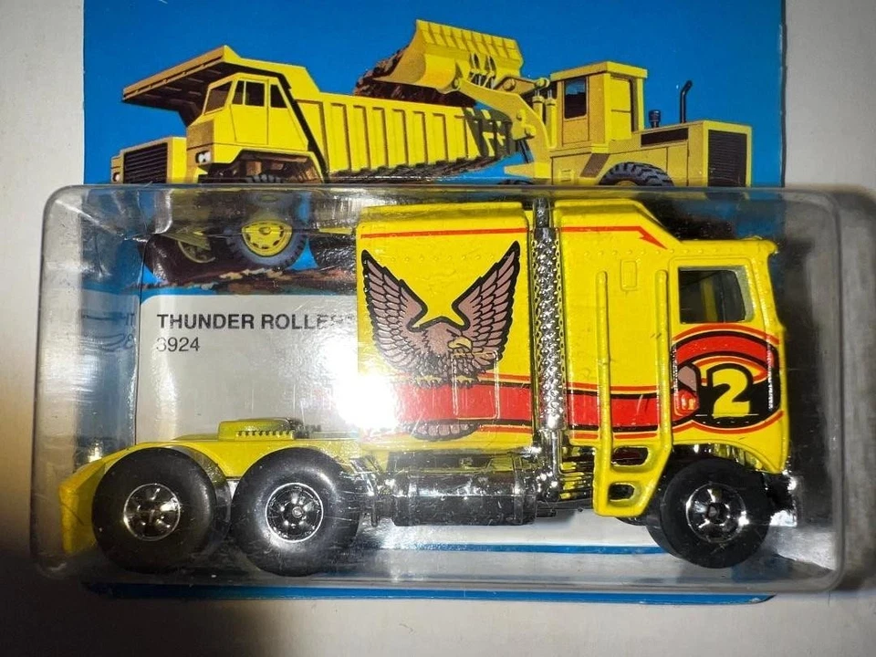 1979 HOT WHEELS "ROLLING THUNDER" WORK HORSES #3924 Yellow Tractor Cab - Image 2 of 4